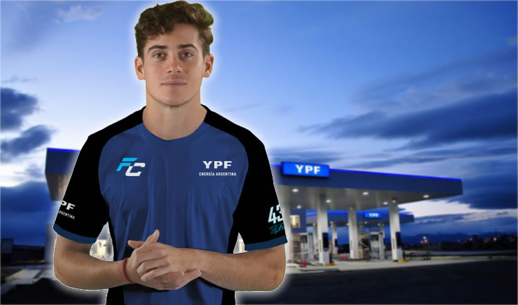 YPF presenta la camiseta edición limitada de Franco Colapinto para canjear con los puntos ServiClub