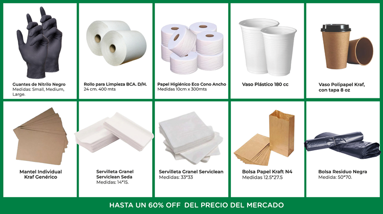 Ofrecen descuentos de hasta un 60 por ciento en descartables y productos de higiene para Estaciones de Servicio