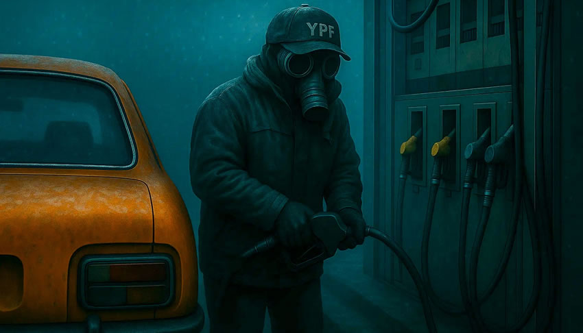 El Eternauta también carga combustible: la inteligencia artificial y el marketing se cruzan en una estación del futuro