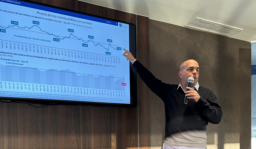Arceo, Olivetto y Viand analizaron el contexto económico y su relación con las Estaciones de Servicio