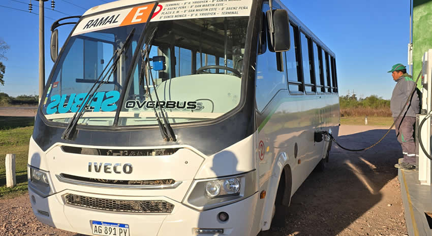 Los colectivos a GLPA debutan en el mercado local como alternativa más limpia y económica