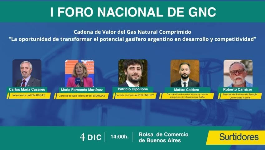 Primer Foro Nacional de GNC: la Ciudad de Buenos Aires expondrá su plan para incorporar colectivos a gas