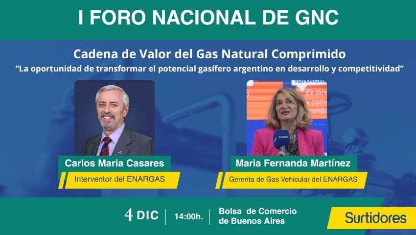 Cadena de valor del GNC: llega un encuentro clave para impulsar innovación y nuevas oportunidades en las Estaciones de Servicio