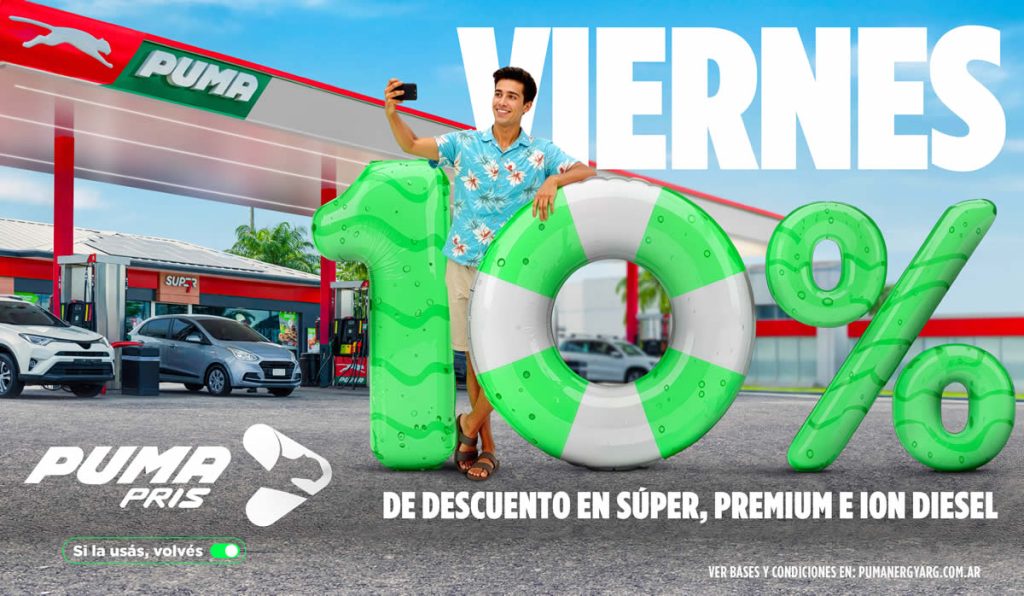 Con Puma Pris tenés los mejores descuentos en estaciones de servicio.