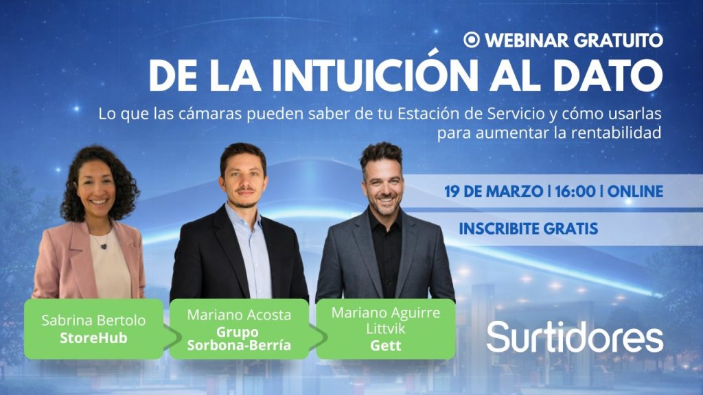 Hoy webinar gratuito: ¿Qué ocurre en tu Estación de Servicio cuando no estás mirando?