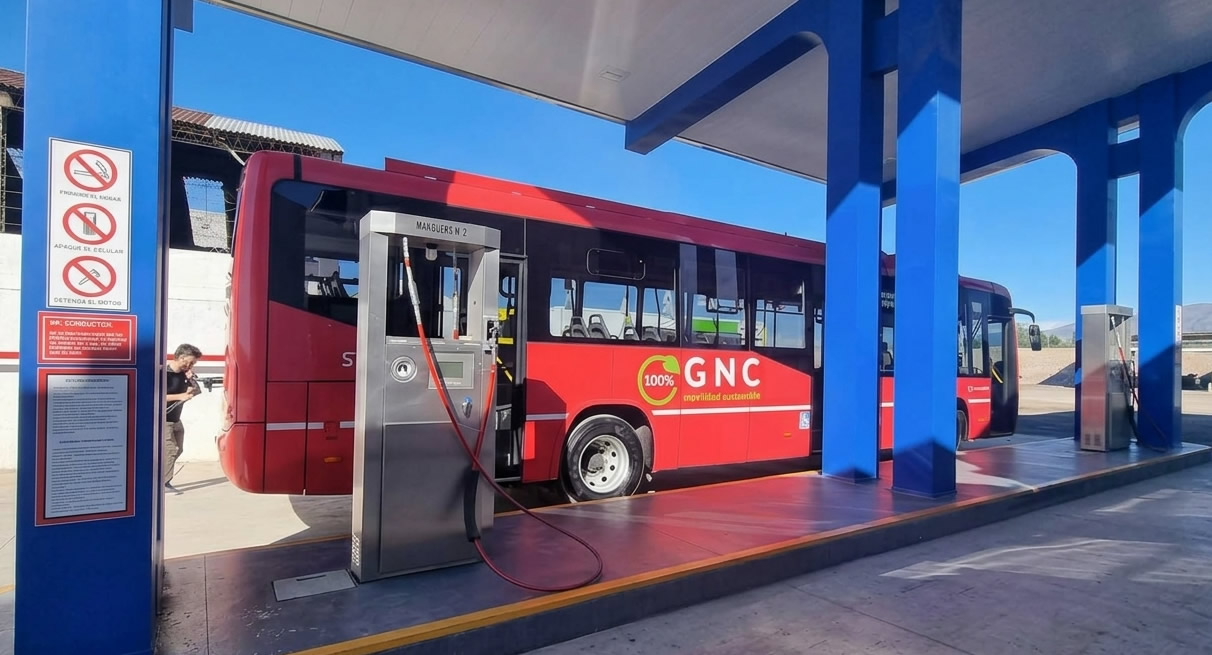 Una nueva normativa impulsa colectivos a GNC en todo el país