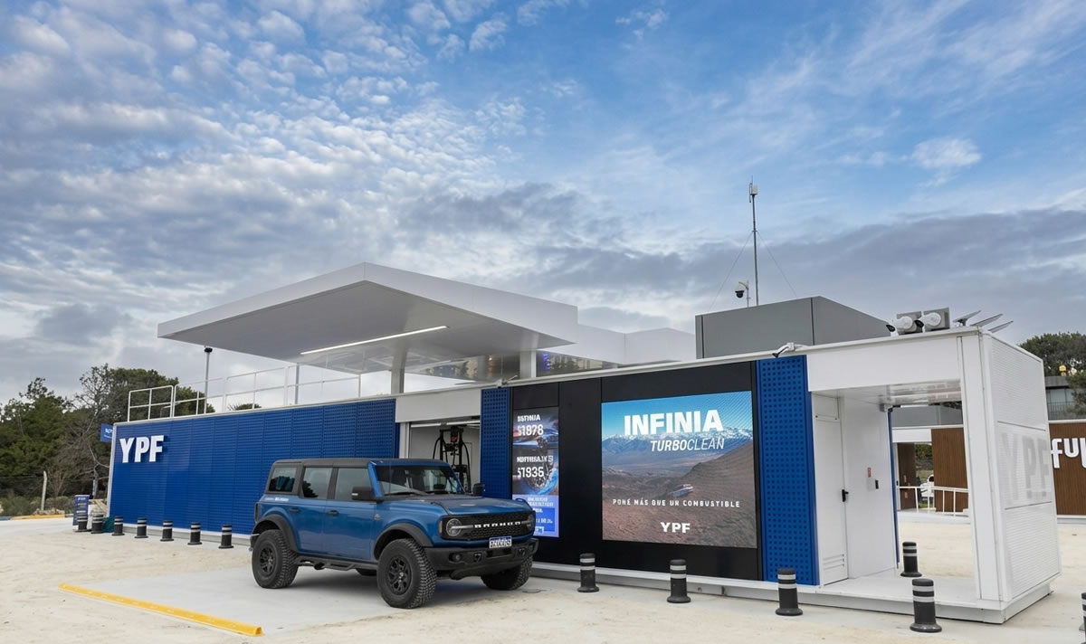 YPF estudia relocalizar su estación móvil para reforzar ventas en temporada alta