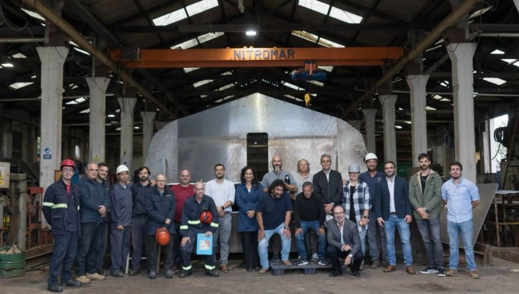 Avanza la construcción del buque ANCAP X para modernizar la operatoria en la boya petrolera