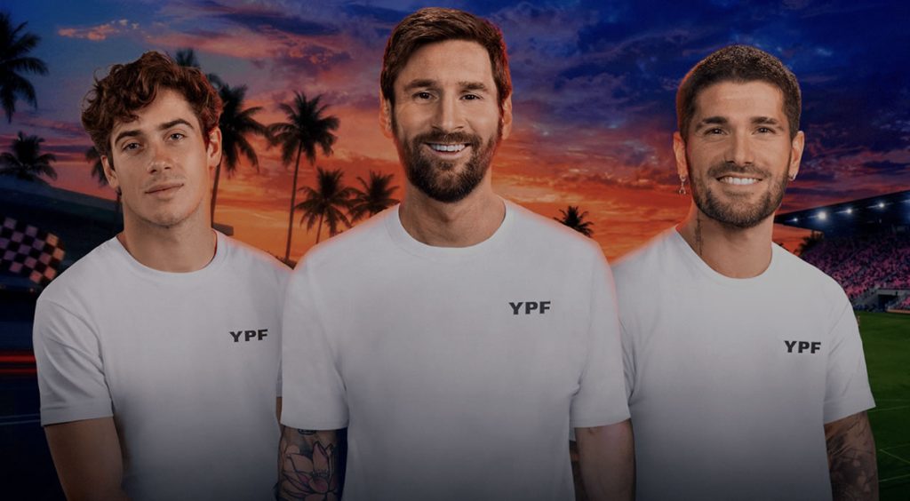YPF lanza una promoción que conecta consumo con experiencias junto a Messi, De Paul y Colapinto