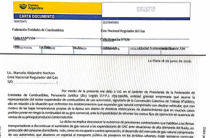 Estaciones de Servicio aceleran gestiones por los cortes de GNC y piden revisar el esquema de contratos