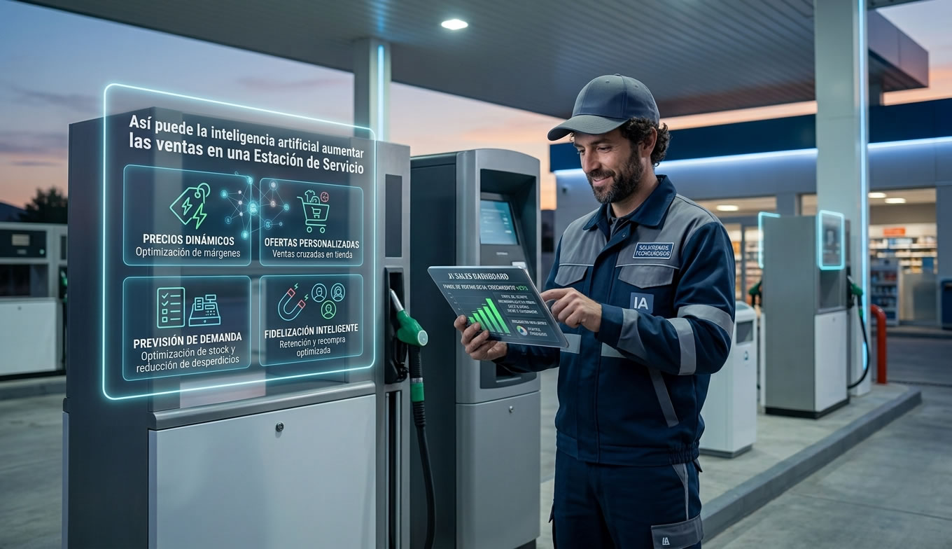 Así puede la inteligencia artificial aumentar las ventas en una Estación de Servicio