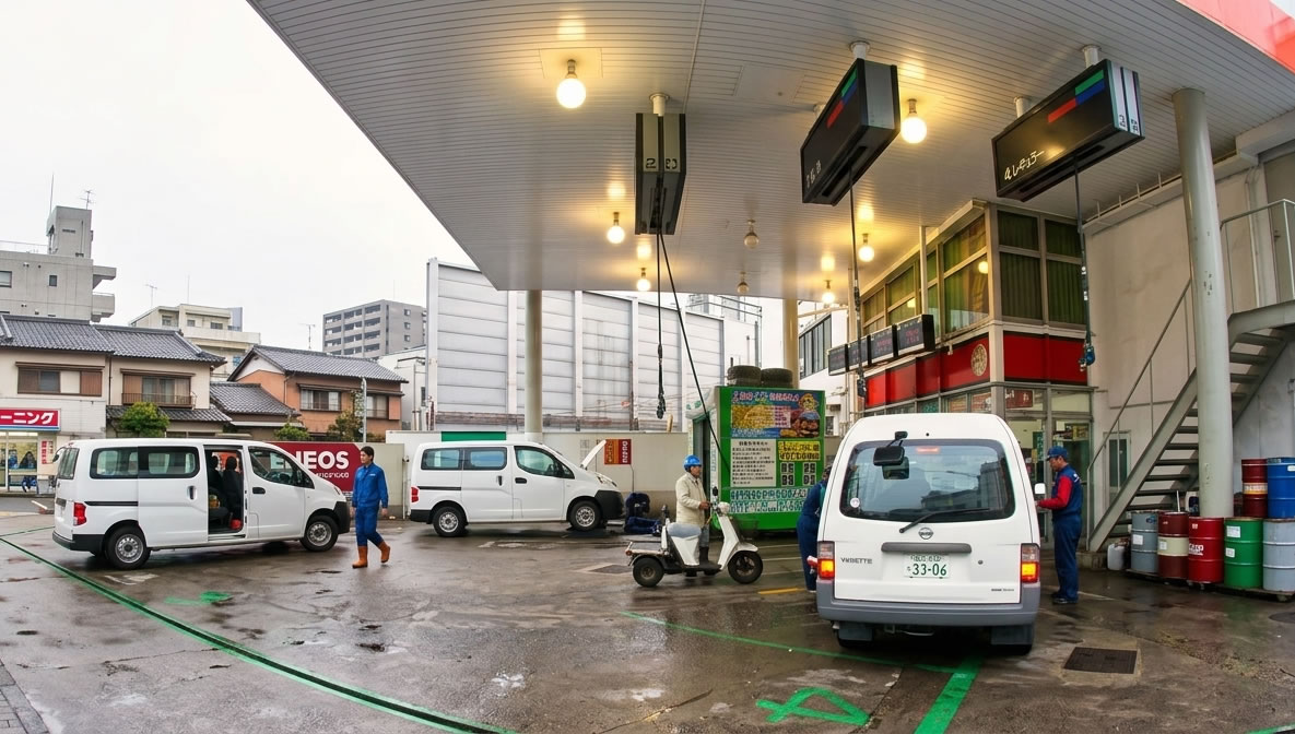 Cuántos vehículos atiende cada Estación de Servicio en los principales mercados del mundo