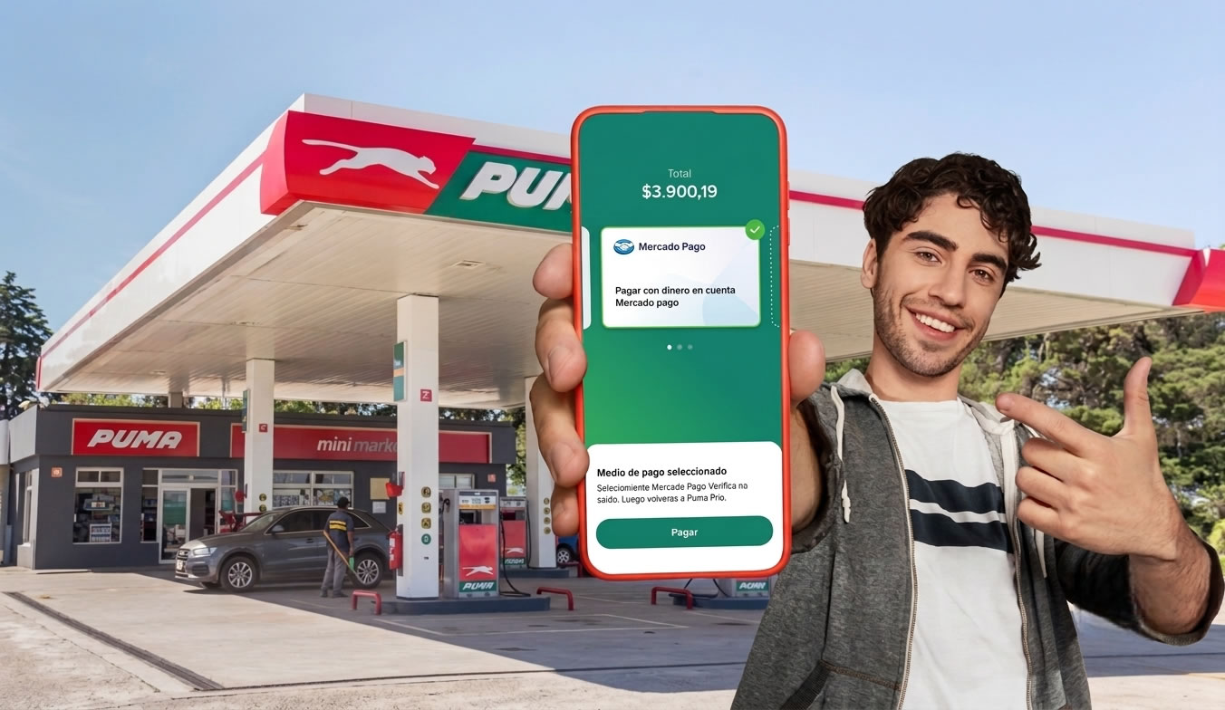 Puma Pris incorpora un beneficio con Mercado Pago y amplía su programa de promociones para cargar combustibles