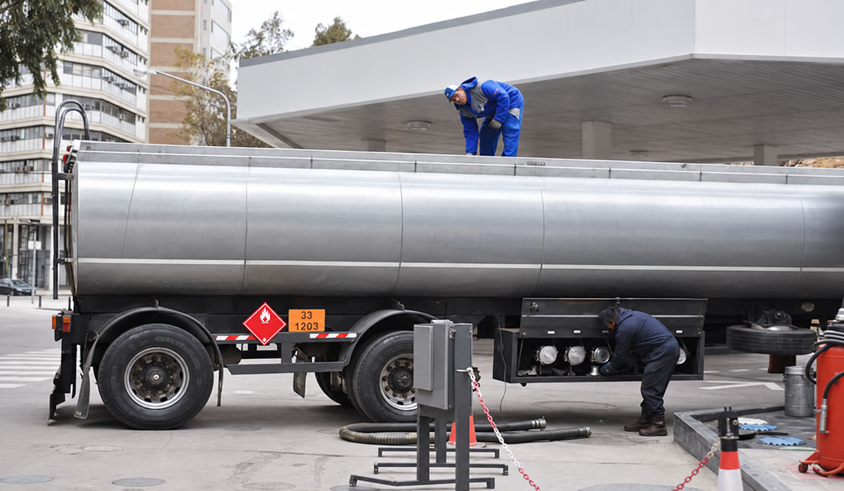 Por qué ya no es necesario subir a los camiones cisternas durante la descarga de combustible